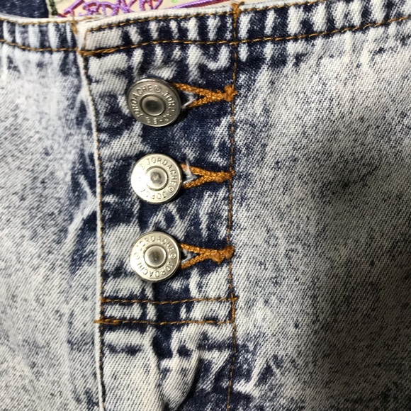 Jordache studio acid wash denim high waist shorts 9/10 - Picture 5 of 8